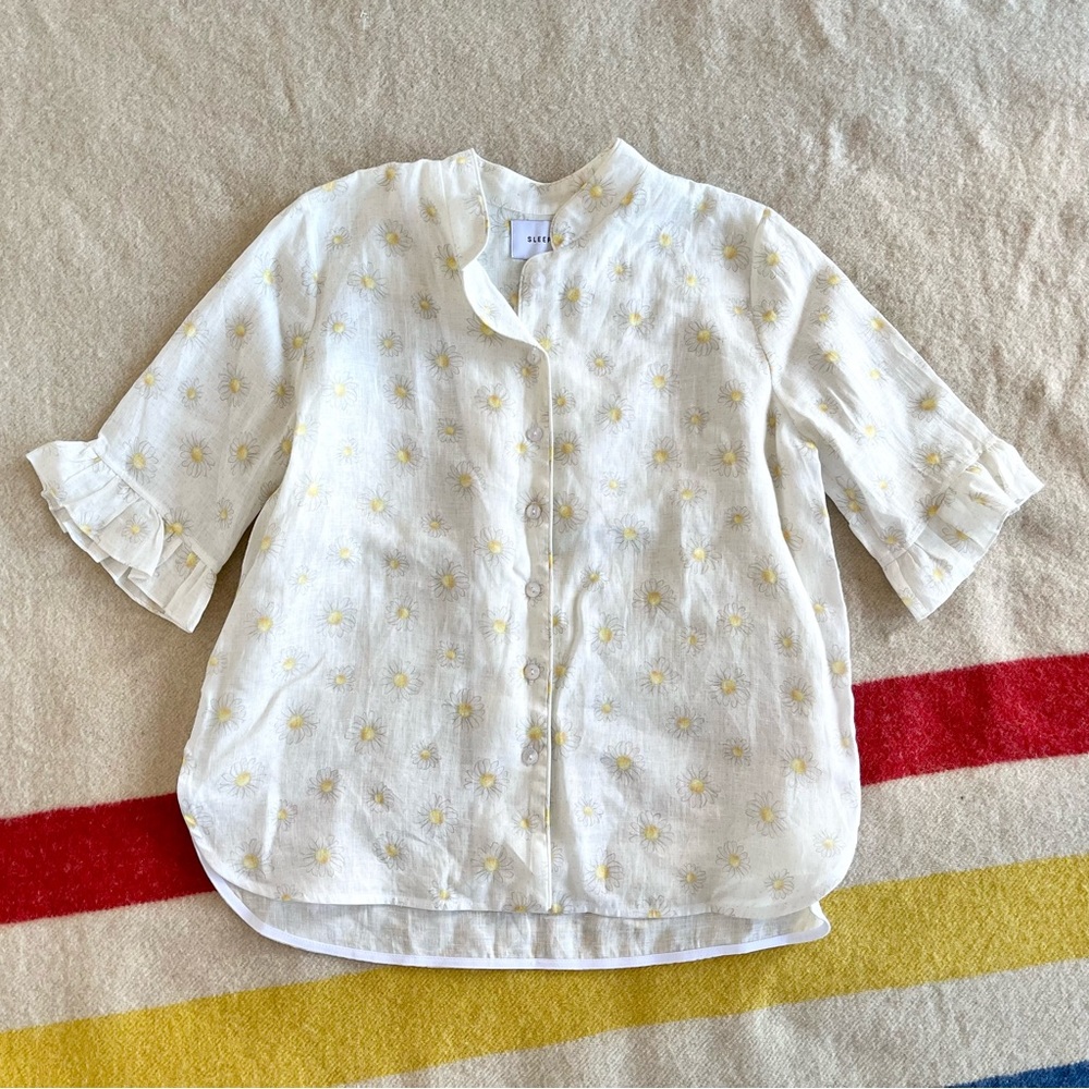 Sleeper Linen Daisy Top - image 5
